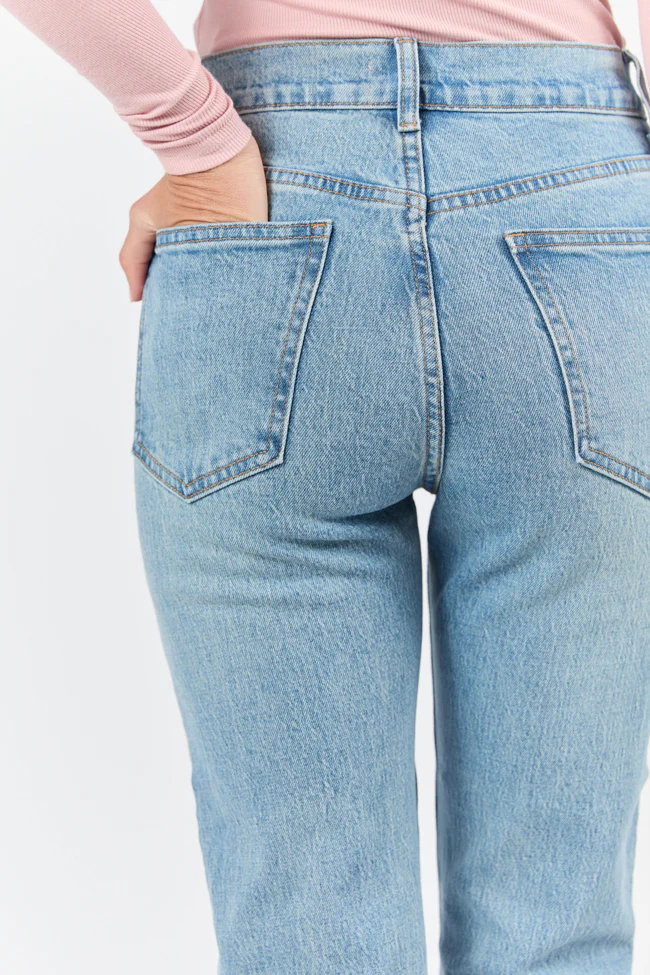 Millie Medium Wash Straight Leg Jeans DOORBUSTER - Terpint