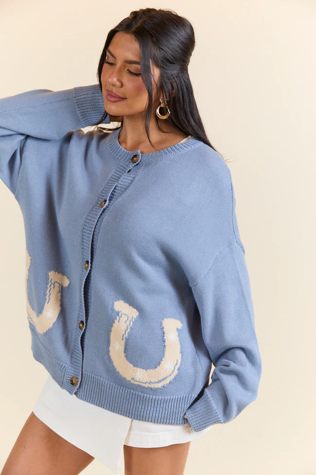 Golden Stirrups Horseshoe Cardigan - Terpint