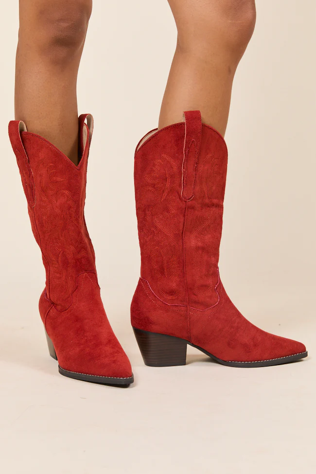 Patsy Red Cowboy Boots - Terpint