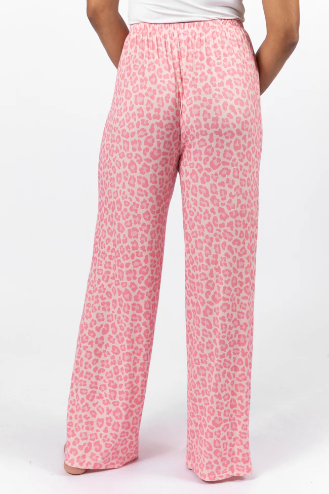 Sweet Dreams Pink Leopard Pajama Pants FINAL SALE - Terpint