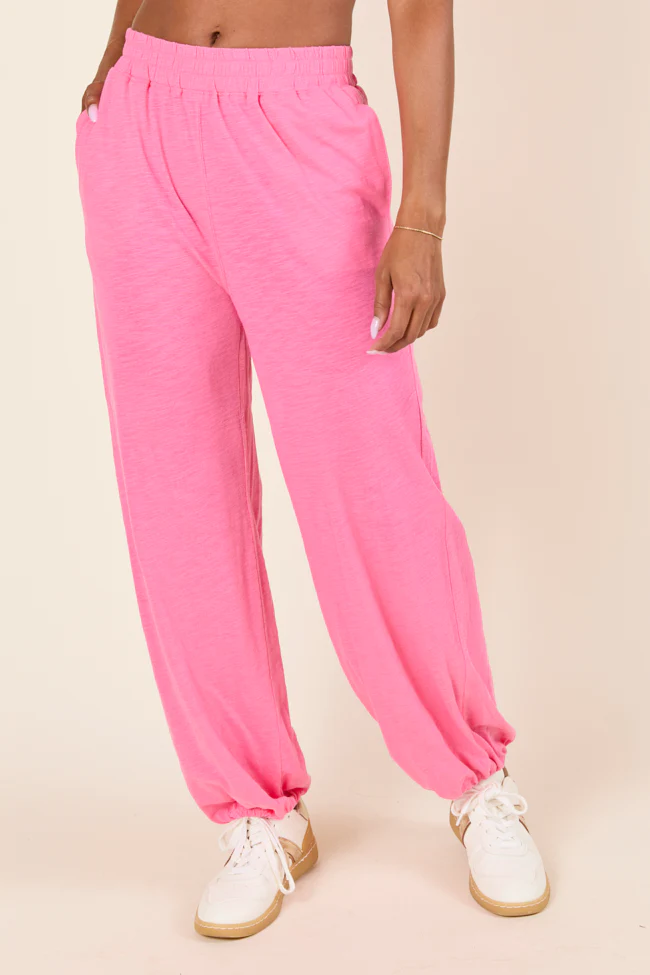 Tinley Pink Lounge Jogger Pants - Terpint
