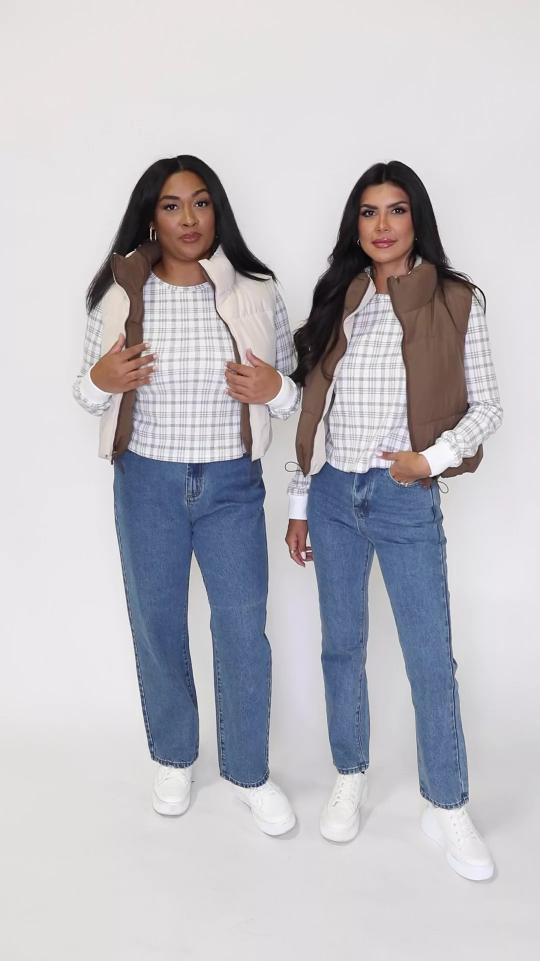 Where You See Fit Cocoa and Khaki Reversible Vest FINAL SALE - Terpint