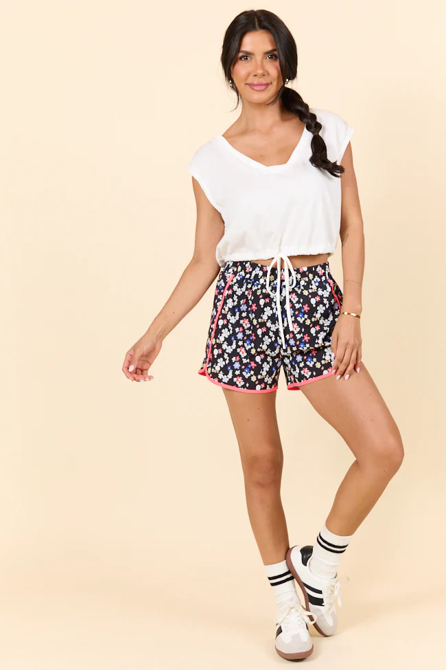 Back Me Up Cap Sleeve Drawstring Waist Knit Top - Terpint
