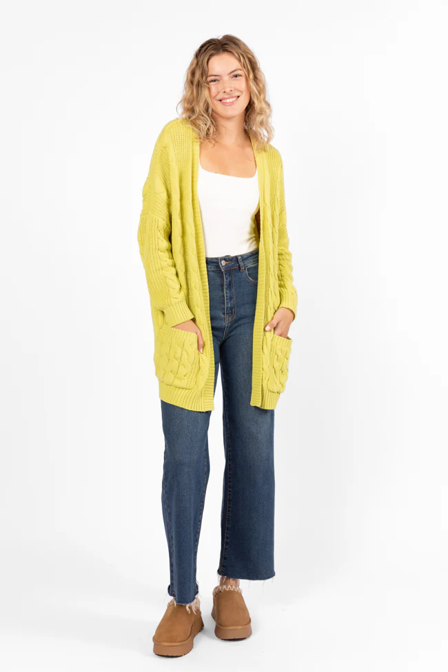 Won't Change My Heart Matcha Cardigan FINAL SALE - Terpint