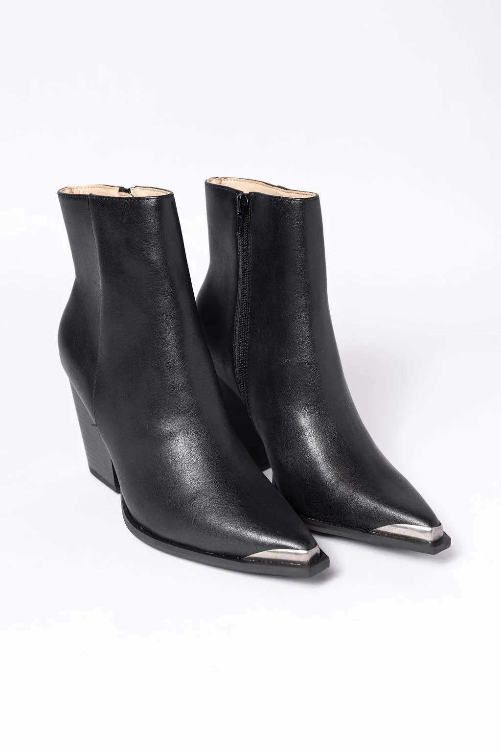 Ellison Black Pointed Toe Booties DOORBUSTER - Terpint