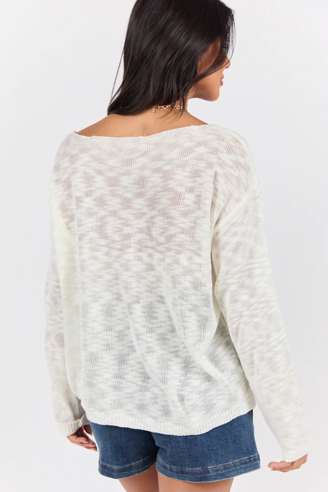 Sunset Key Ivory Sweater FINAL SALE - Terpint