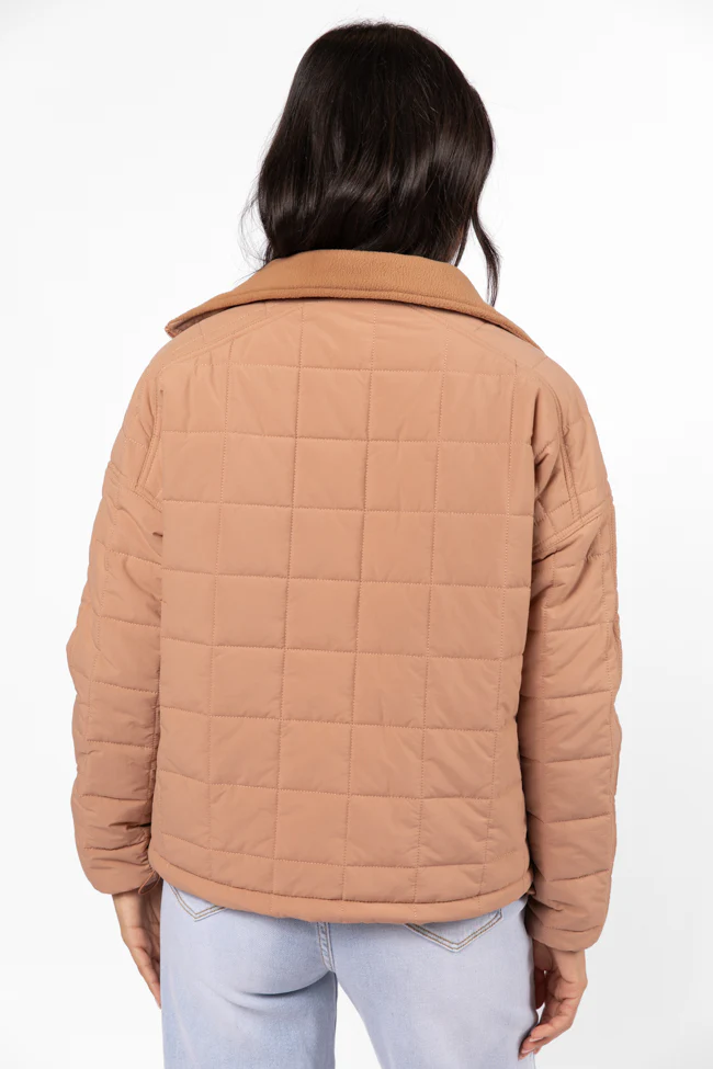 Vail Valley Brown Lightweight Puffer Jacket FINAL SALE - Terpint