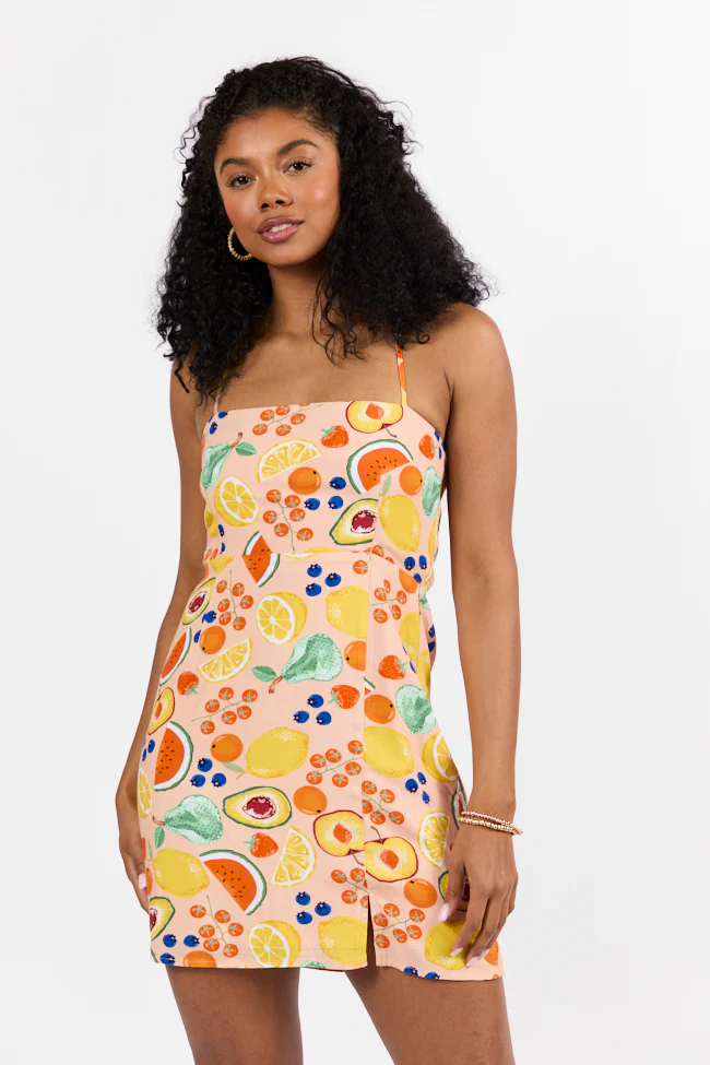 Undeniable Growth Multi Icon Print Mini Dress FINAL SALE - Terpint