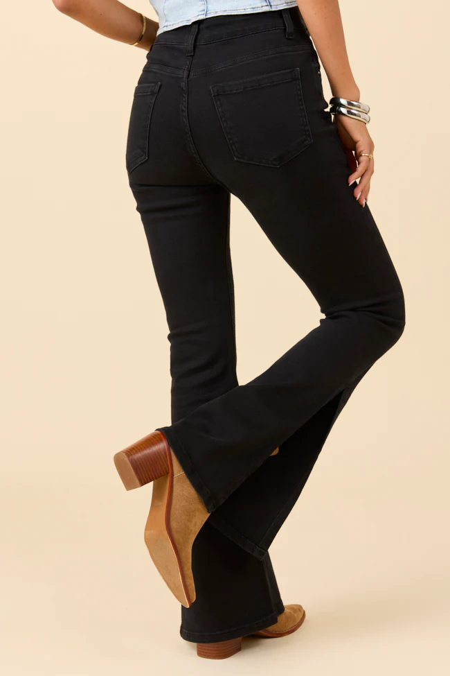 My Favorite Black Slit Hem Jeans - Terpint