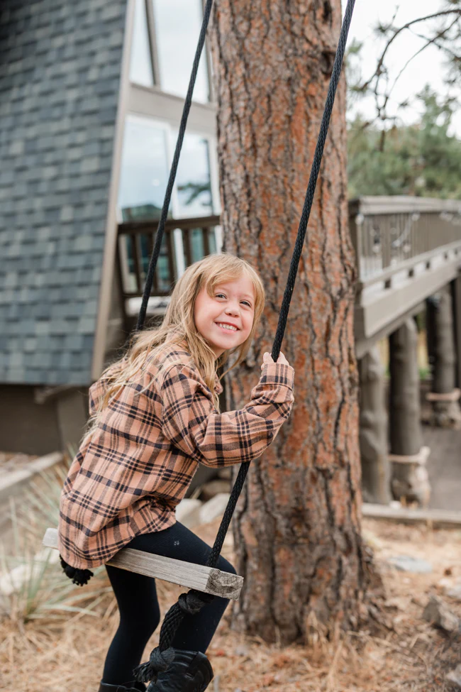Kid's Nash Brown and Black Plaid Shirt FINAL SALE - Terpint