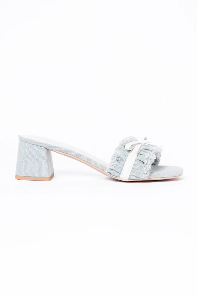 Delanie Denim Heels FINAL SALE - Terpint