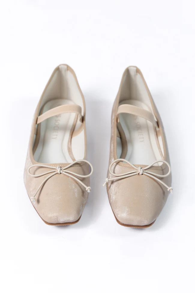 Brayden Beige Ballet Flats SALE - Terpint