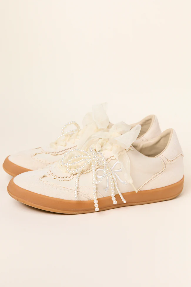Victoriana Bow Detail Sneakers - Terpint