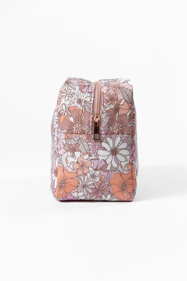 Retro Floral Travel Pouch Set FINAL SALE - Terpint