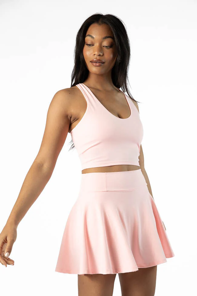 Head Start Light Pink Pleated Active Skort SALE - Terpint