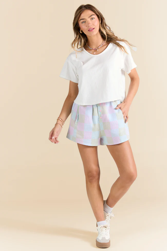 Firm Foundation Ivory Scoop Neck Tee DOORBUSTER - Terpint