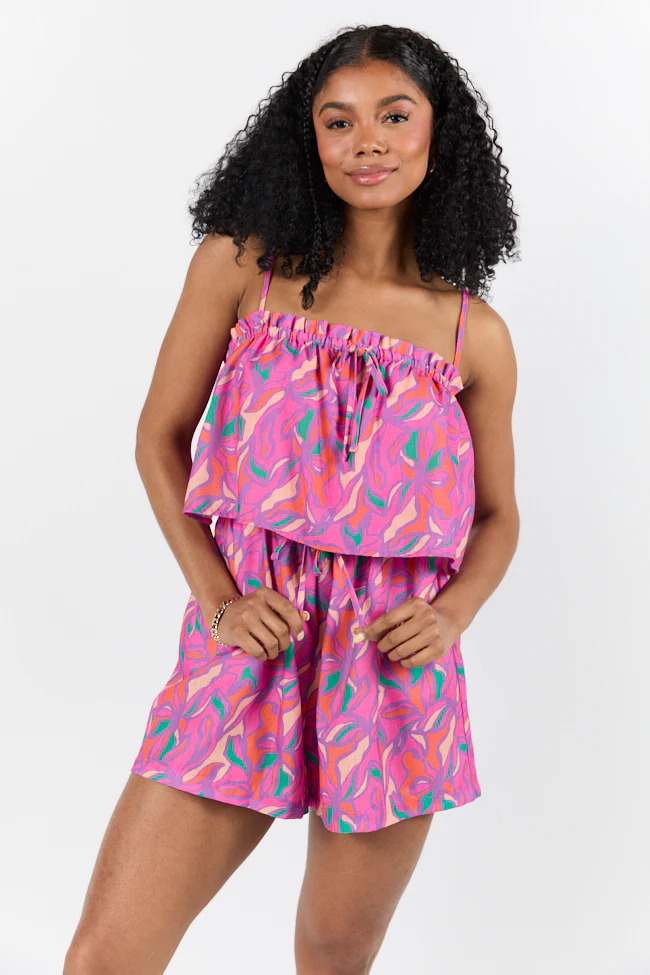 Summer Fling Multi Printed Romper SALE - Terpint