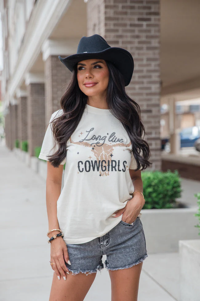 Long Live Cowgirls Ivory Graphic Tee - Terpint