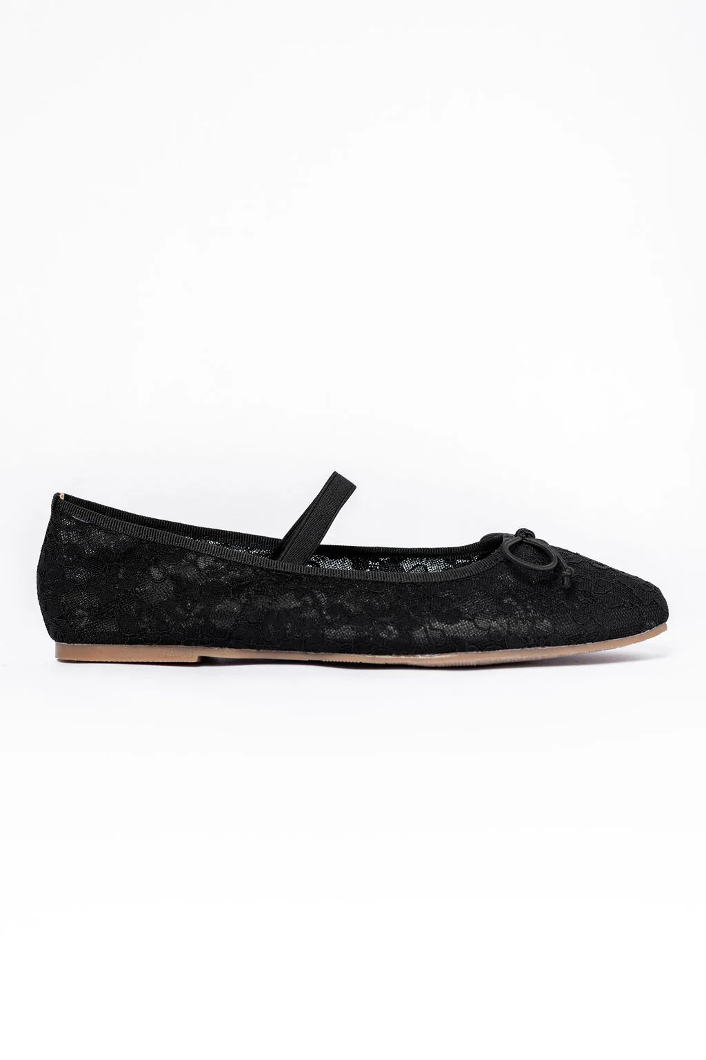 Brielle Black Lace Ballet Flats FINAL SALE - Terpint