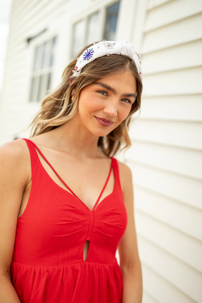 White Fireworks Headband FINAL SALE - Terpint