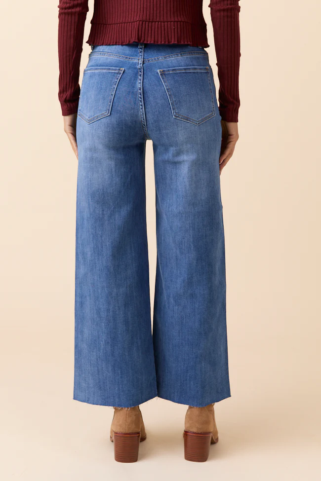My Favorite Medium Wash Wide Leg Jeans - Terpint