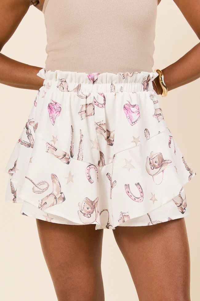 Sawyer Western Print Shorts - Terpint