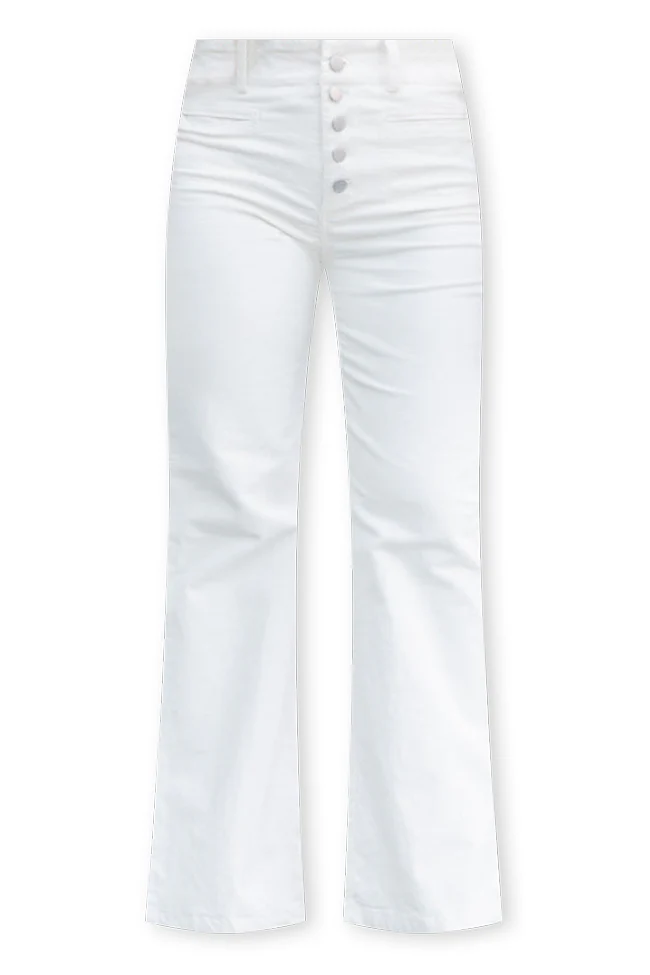 I Can't Forget Cream Button Fly Corduroy Pants Cream FINAL SALE - Terpint
