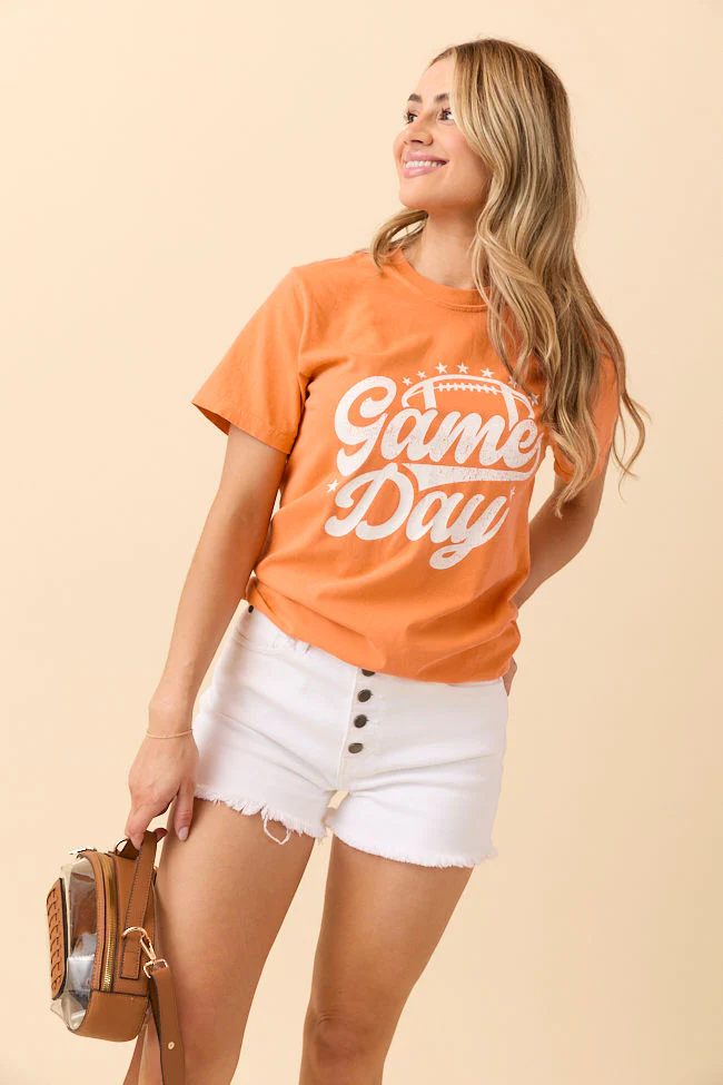 Game Day Script Burnt Orange Graphic Tee - Terpint