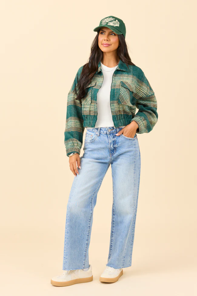 Finley Green Plaid Jacket - Terpint