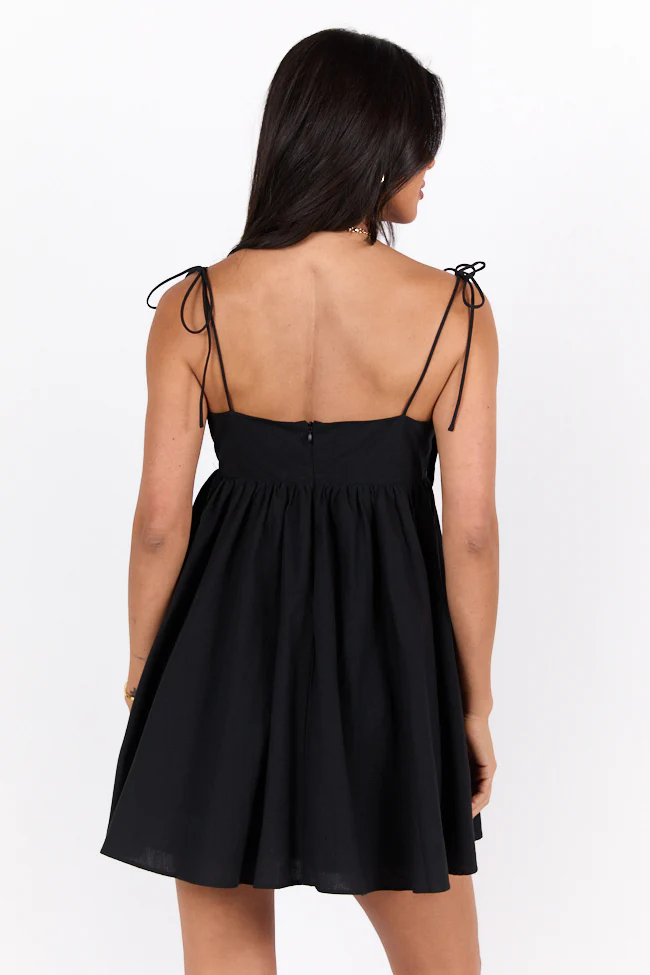 Back In Love Black Bow Dress SALE - Terpint
