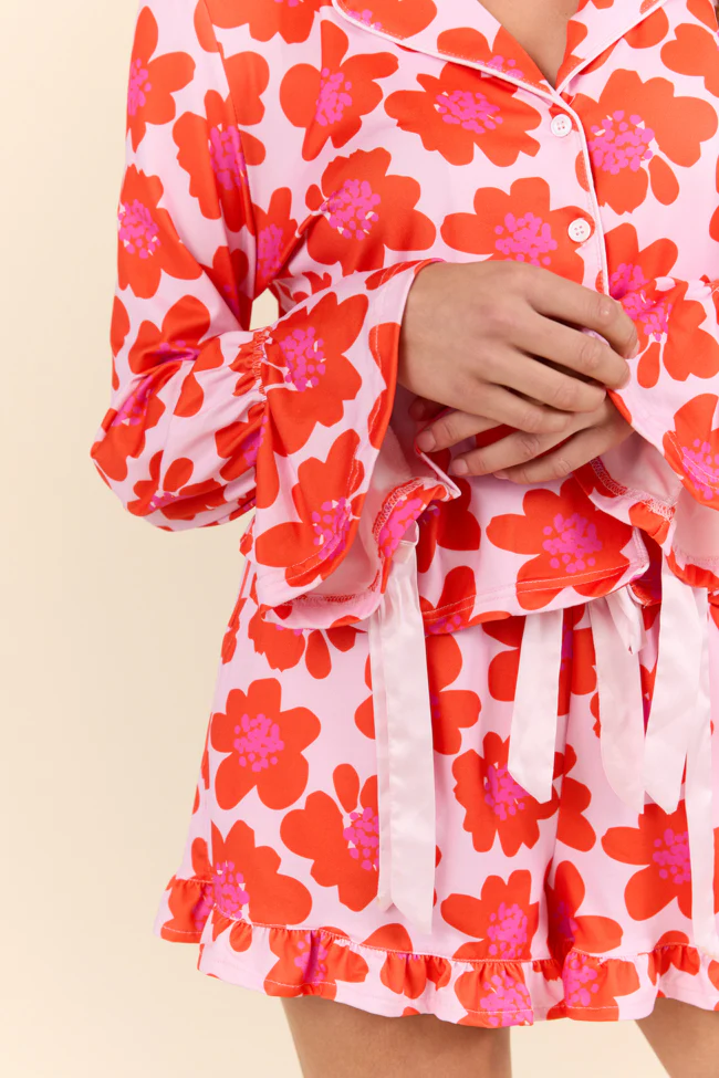 Blooming Bright Night Floral Pajama Set FINAL SALE - Terpint