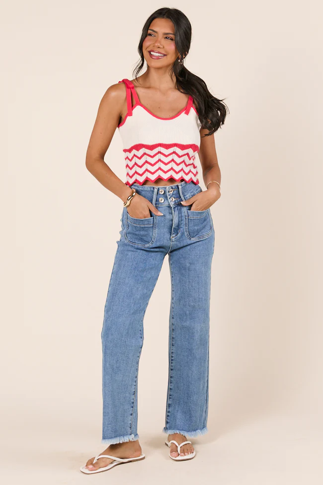 Wendy Medium Wash Boot Cut Jeans - Terpint