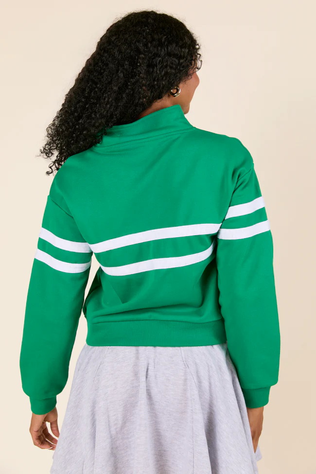 Annette Green Malibu Tennis Club Quarter Zip Pullover - Terpint
