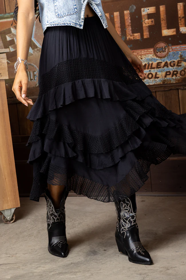 Karla Black Layered Ruffle Skirt - Terpint