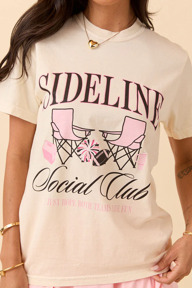 Sideline Social Club Ivory Graphic Tee - Terpint