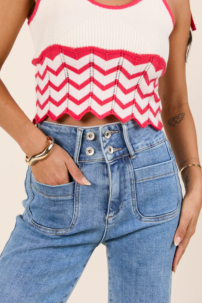 Wendy Medium Wash Boot Cut Jeans - Terpint