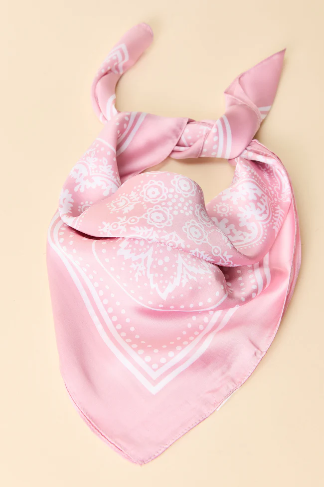 Rhea Light Pink Bandana - Terpint