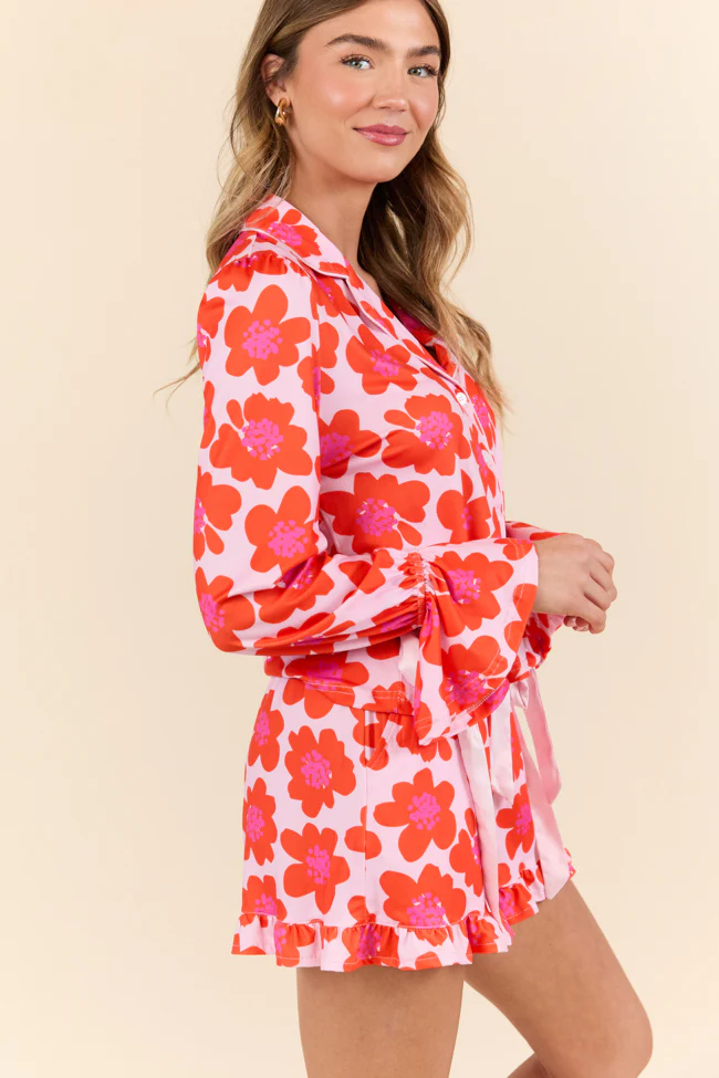 Blooming Bright Night Floral Pajama Set FINAL SALE - Terpint