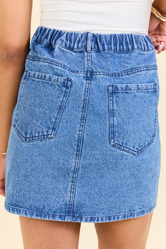 Classic Cut Denim Skirt DOORBUSTER - Terpint