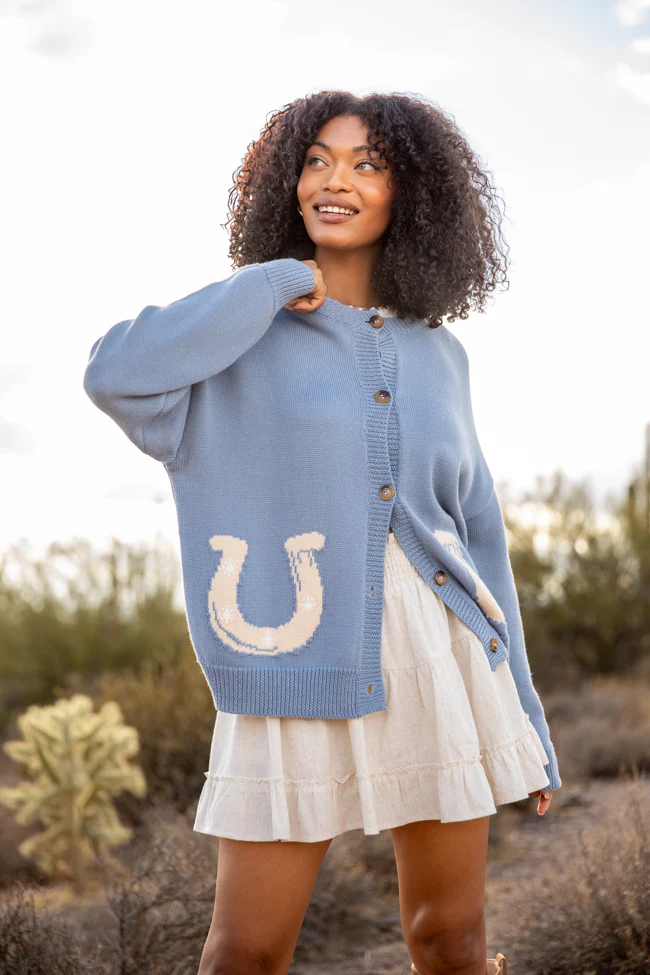 Golden Stirrups Horseshoe Cardigan - Terpint