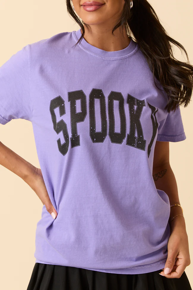 Spooky Block Violet Graphic Tee - Terpint