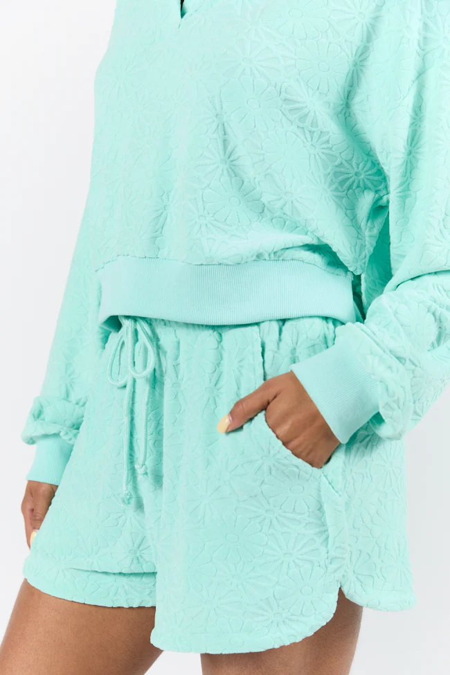 Hammock Haven Mint Textured Terry Knit Set FINAL SALE - Terpint