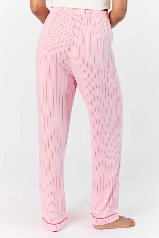Good To Get Away Pink and Red Stripe Pants DOORBUSTER - Terpint