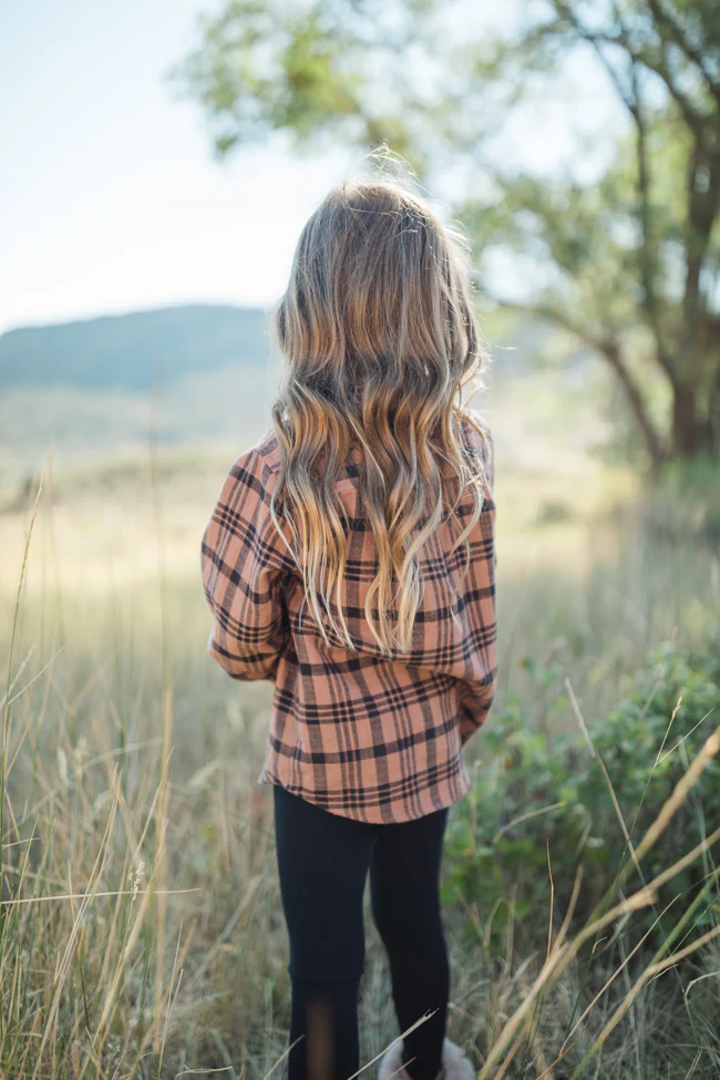 Kid's Nash Brown and Black Plaid Shirt FINAL SALE - Terpint