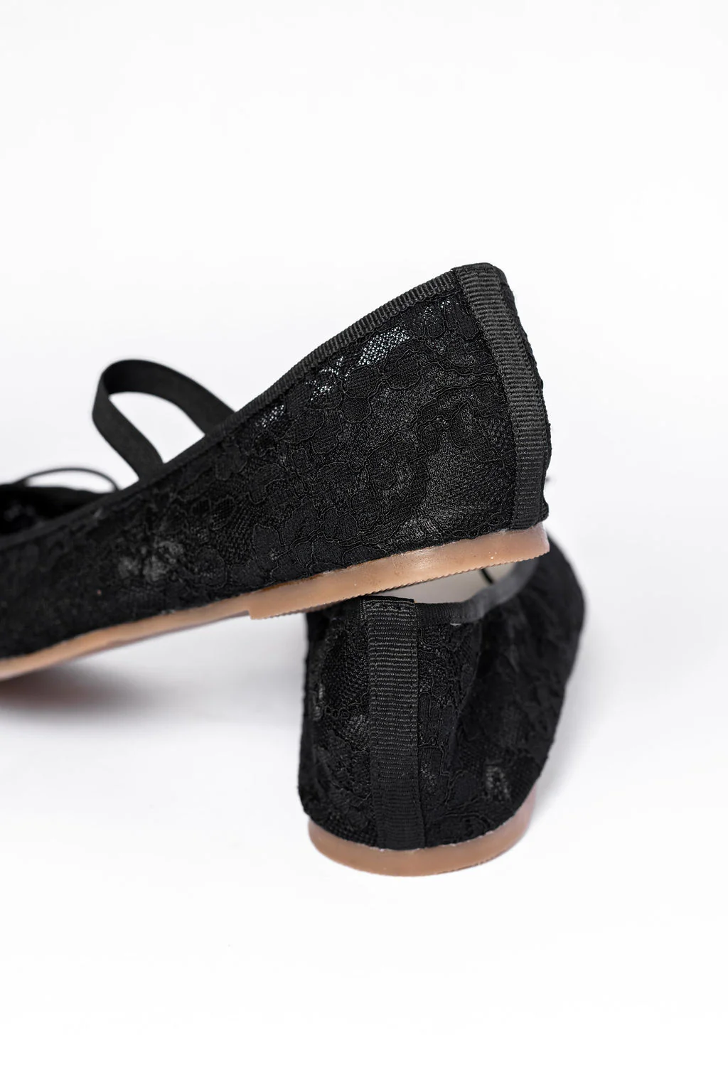 Brielle Black Lace Ballet Flats FINAL SALE - Terpint