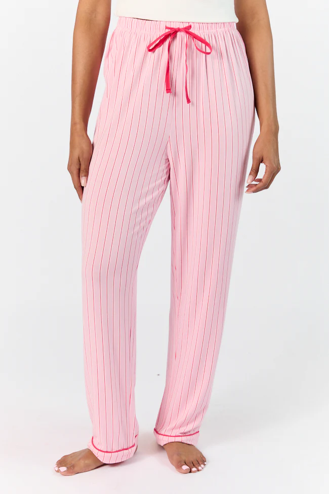 Good To Get Away Pink and Red Stripe Pants DOORBUSTER - Terpint
