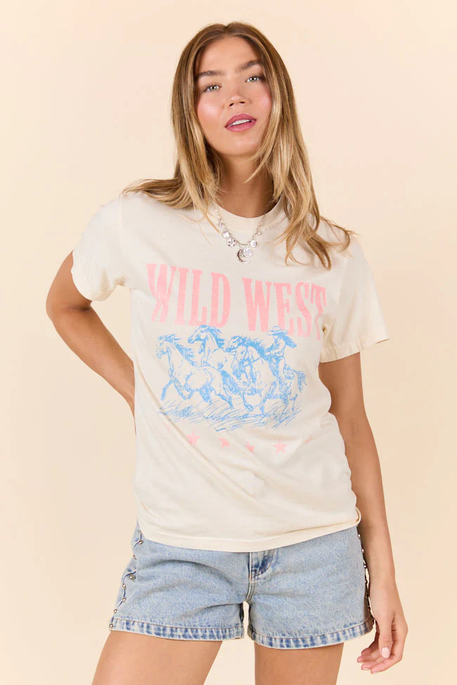 Wild West Ivory Graphic Tee - Terpint
