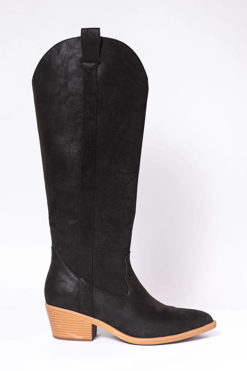 Shania Black Cowboy Boots - Terpint
