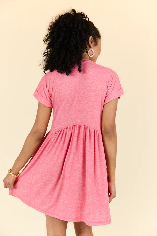 What's The Occasion Red Button Knit Dress DOORBUSTER - Terpint