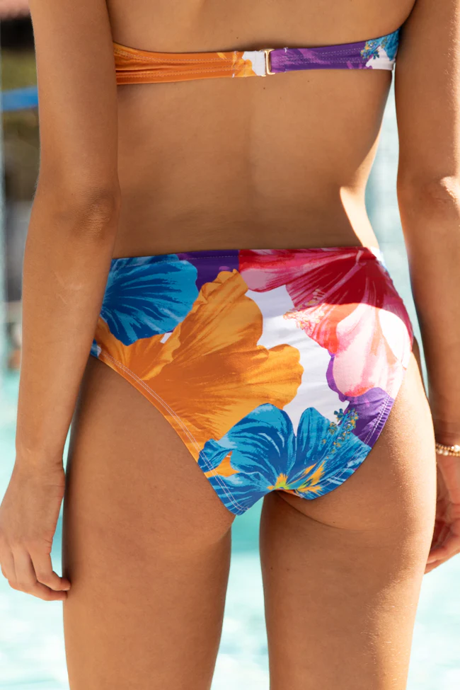 Poolside Paradise Beach bouquet Hipster Bikini Bottoms FINAL SALE - Terpint